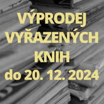 Výprodej vyřazených knih z fondu Pedagogické knihovny