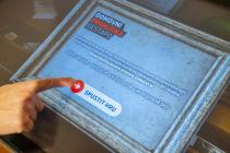 Ukázka z výstavy Dětství pod hákovým křížem - kiosek