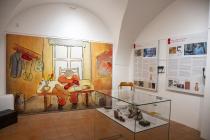 Ukázka z výstavy Dětství pod hákovým křížem - Jehuda Bacon před transportem