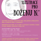 Leták výtvarné soutěže „Ilustrace pro Boženu N“