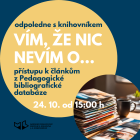 Odpolední setkání s knihovníky