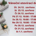 Vánoční otevírací doba